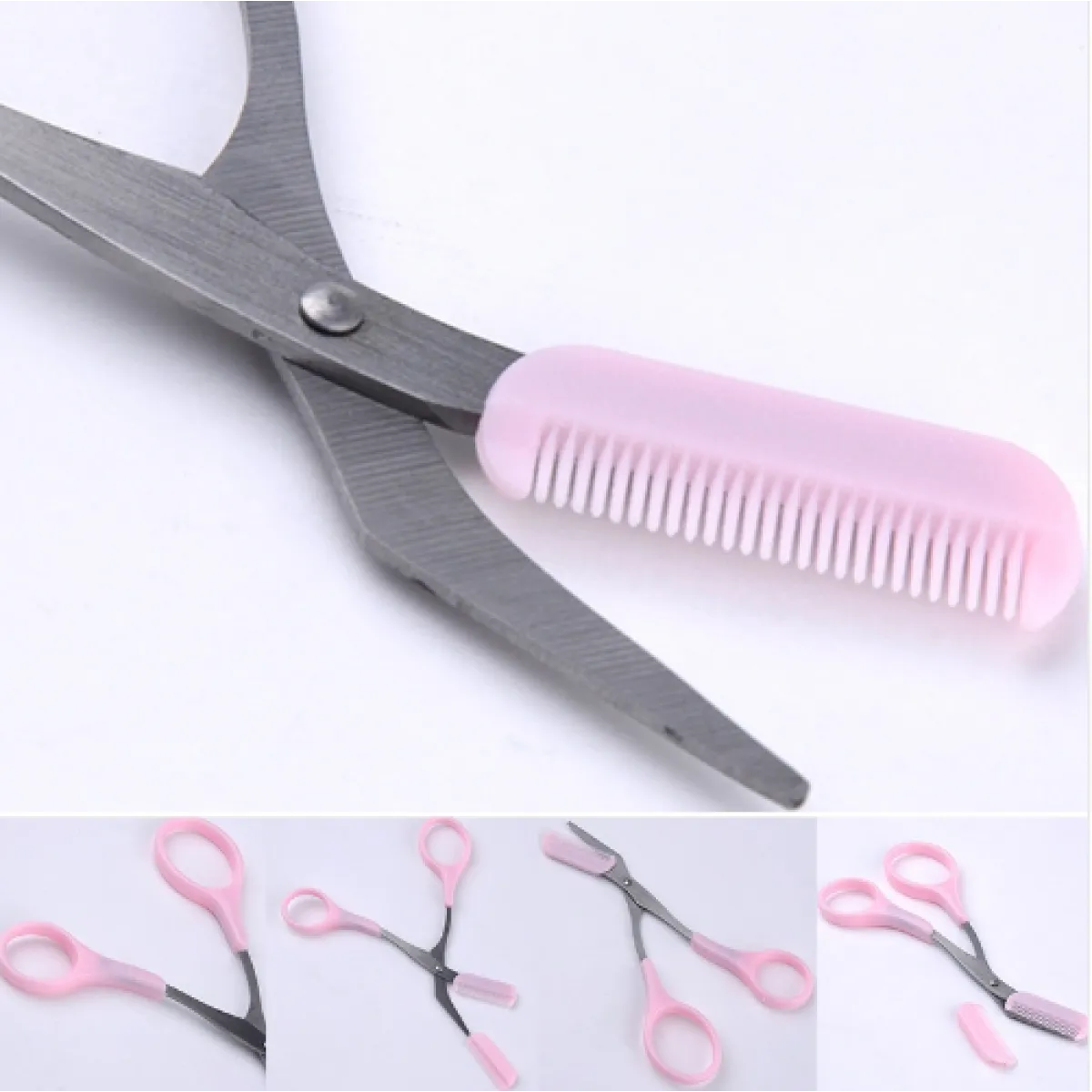 Eyebrow Scissors with Comb Tool